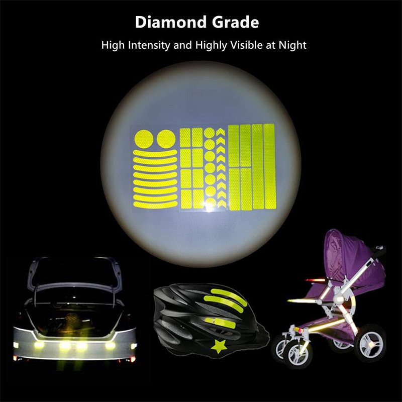 42Pcs/set Self-adhesive Reflec - Spoke Reflector Set ulasan dan harga
