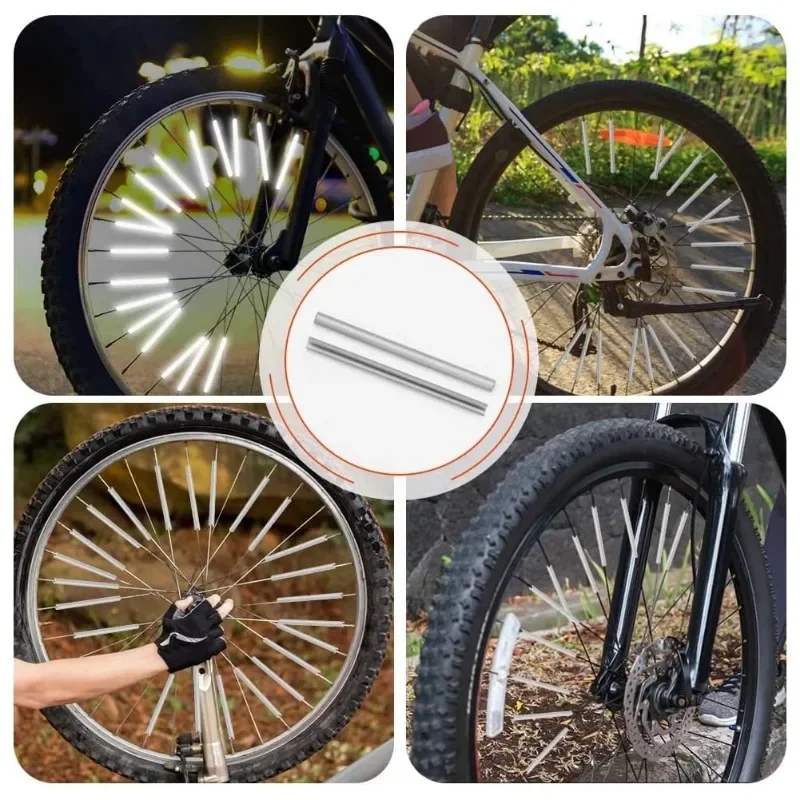 12PCS/set Tube Warning Strip R - Spoke Reflector Set ulasan dan harga