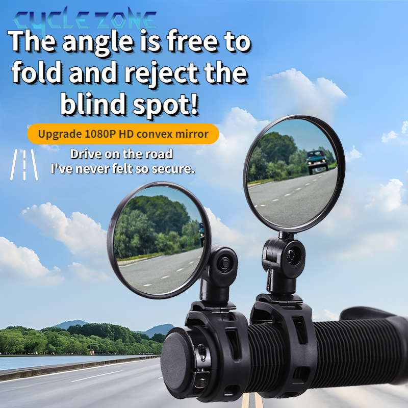 2PCS Bicycle Rearview Mirror 3 - Cycling Zones ulasan dan harga