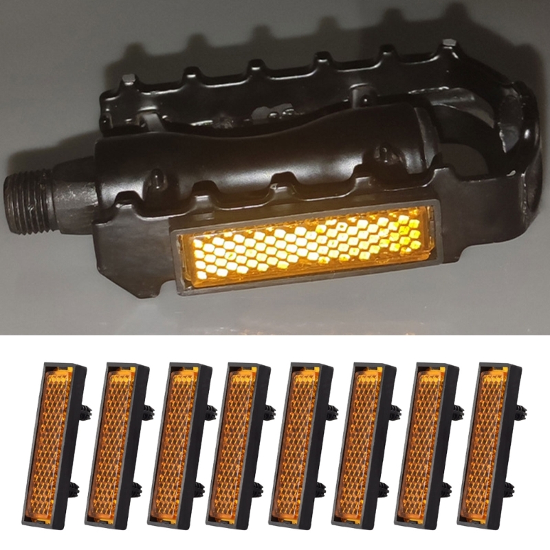 8Pcs/Set Pedal Reflector Reinf - Spoke Reflector Set ulasan dan harga