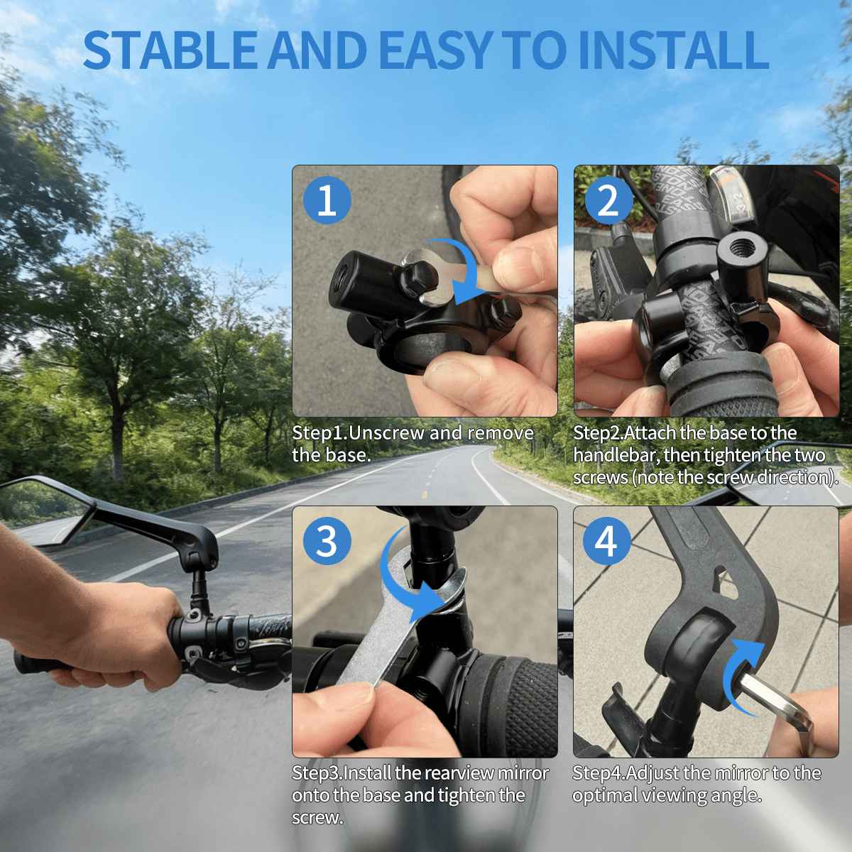 1 Pair Adjustable Handlebar Bi - Cycling Zones ulasan dan harga