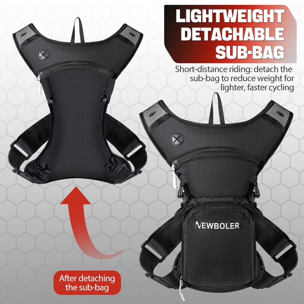 NEWBOLER 8L Motorcycle Cycling - Cycling Commute Backpack ulasan dan harga