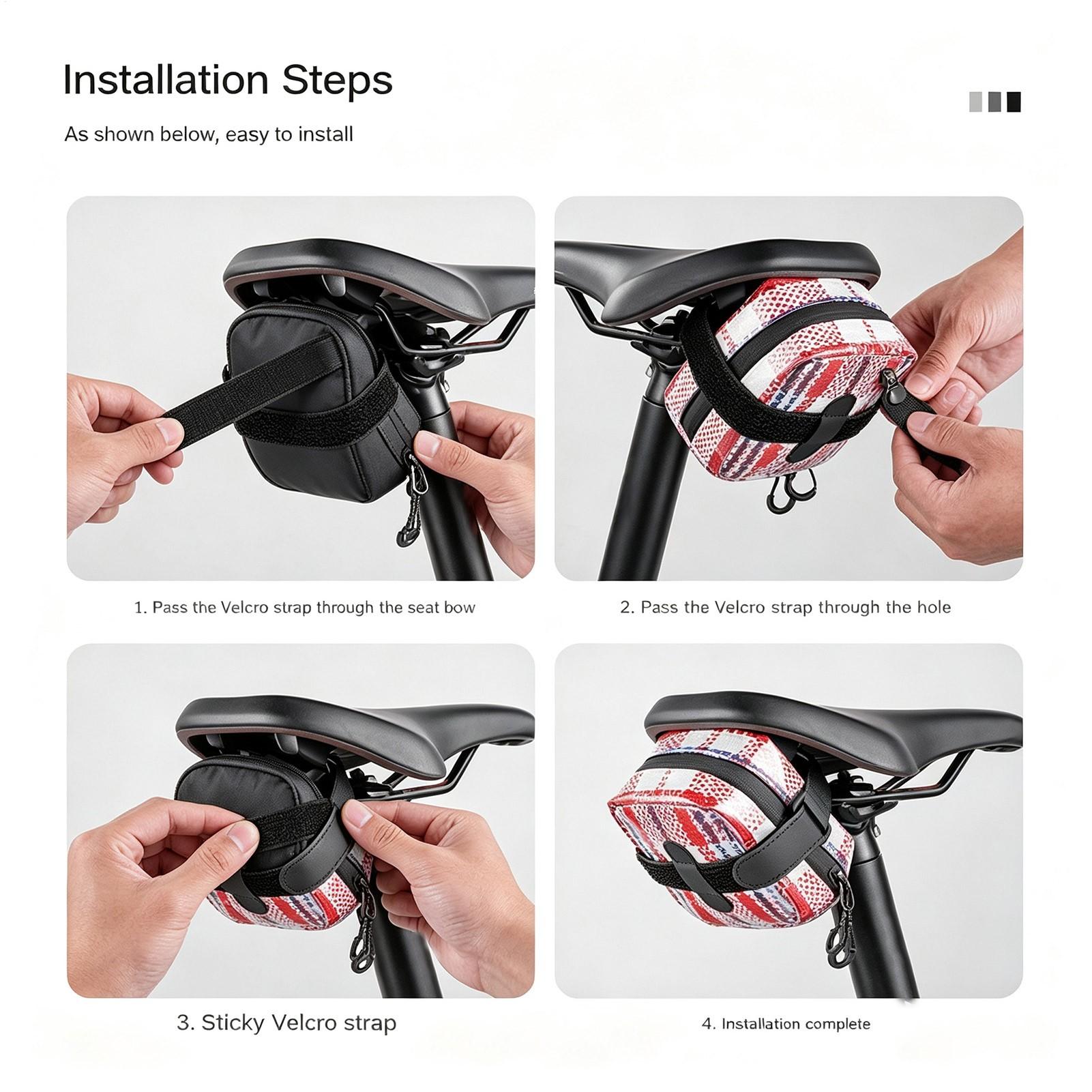Saddle Bag Bike Bicycle Saddle - Saddle Bag Under Seat ulasan dan harga