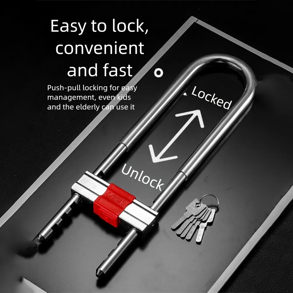 Bike Combination U Lock, Heavy - U Lock Heavy Duty ulasan dan harga