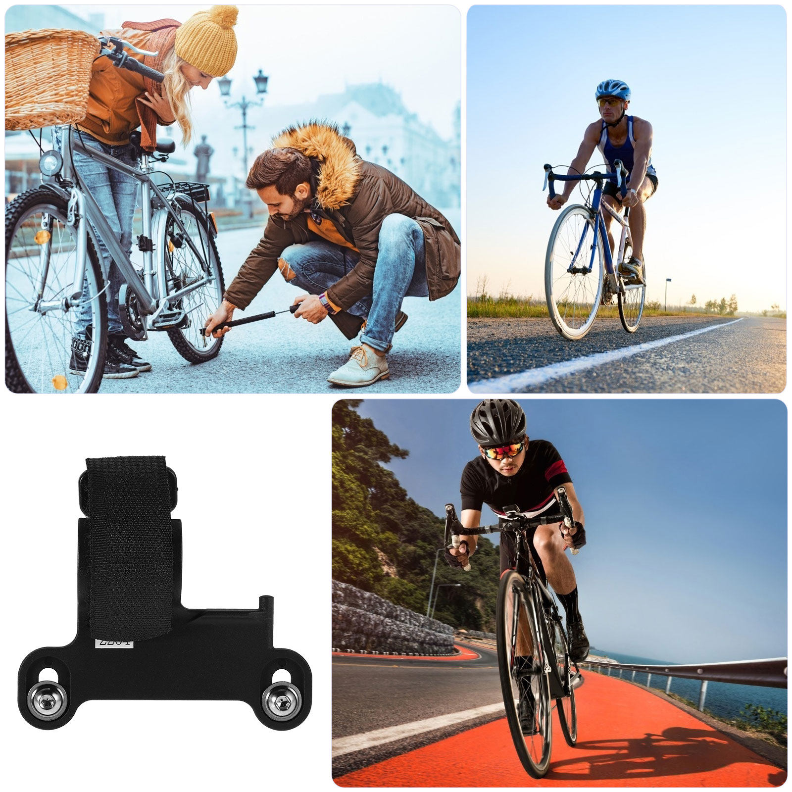 Compact Bike Pump Holder Nylon - Bike Pump Frame Mount ulasan dan harga
