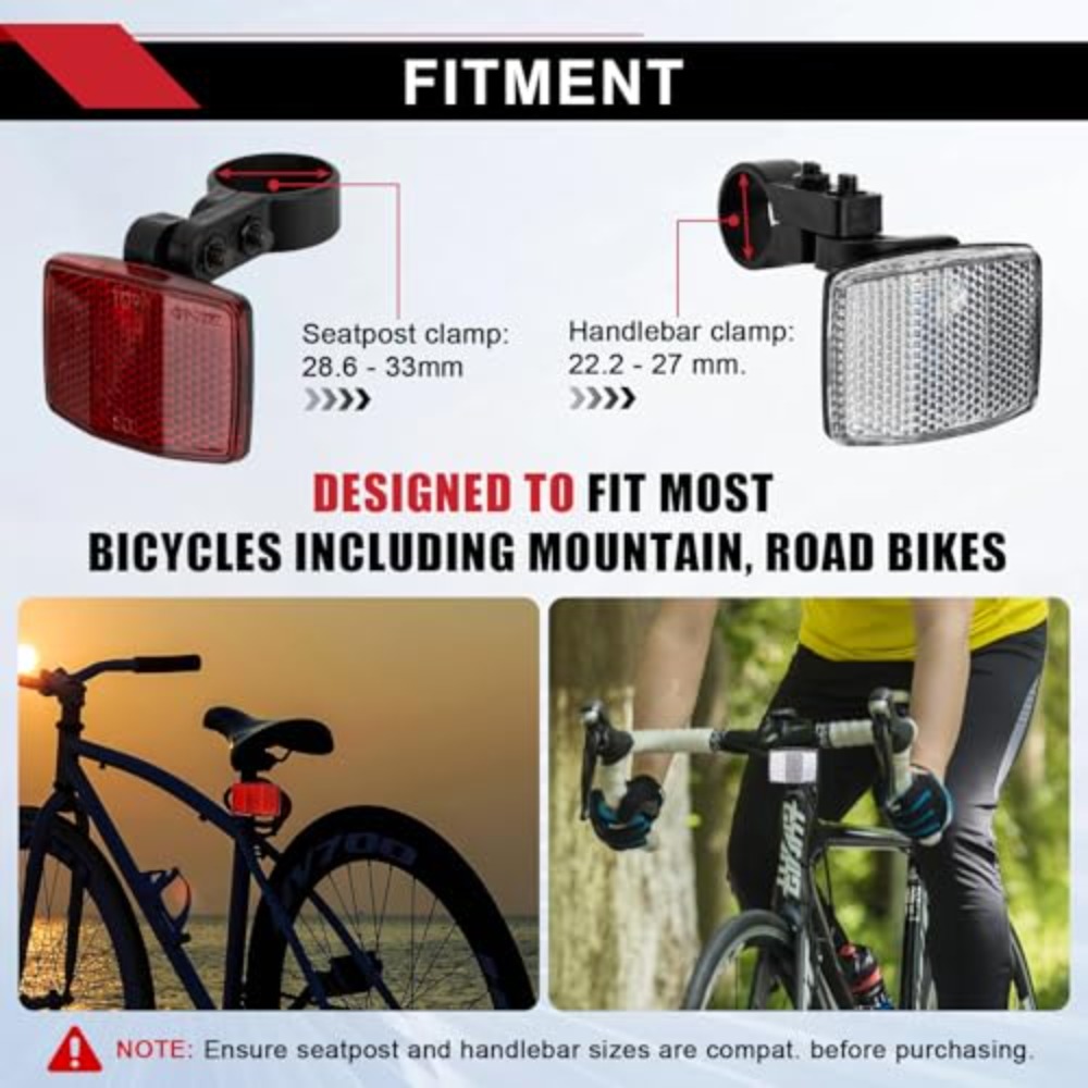 8PCS Bike Reflector Kit Night  - Spoke Reflector Set ulasan dan harga