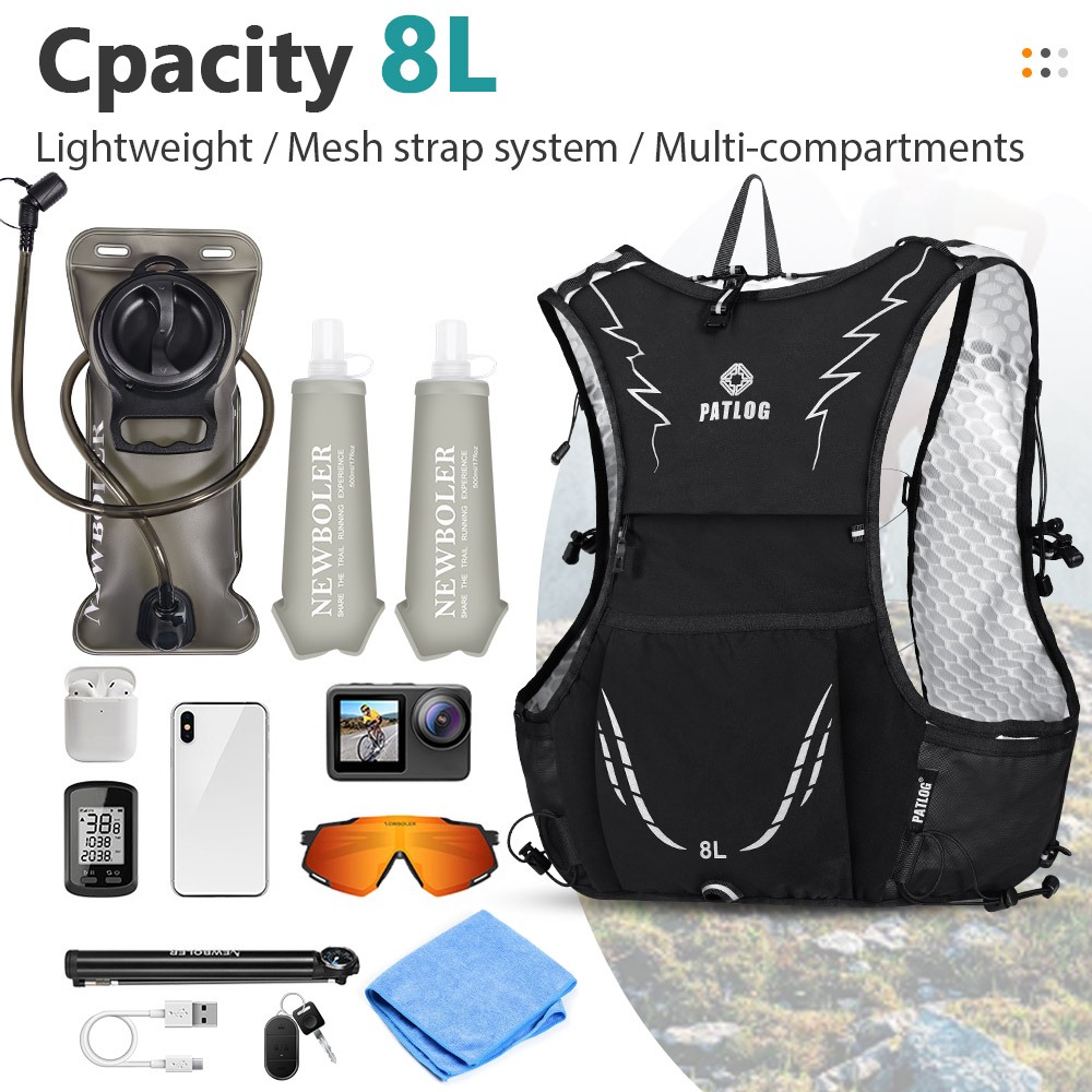 2026 New 8L Outdoor Trail Runn - Cycling Commuter Backpack ulasan dan harga