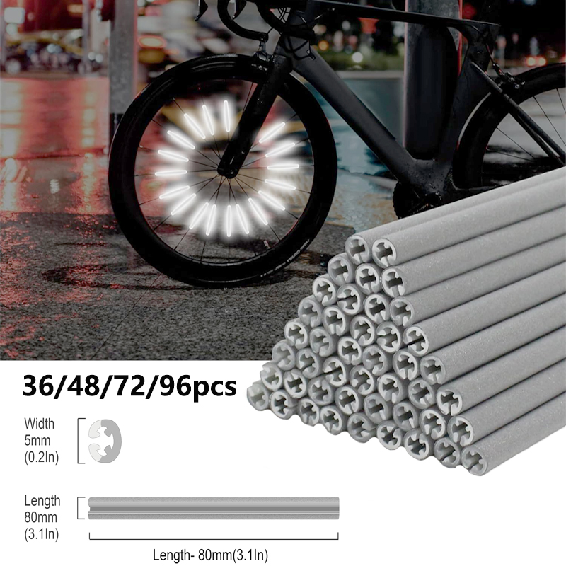 36/48/72/96Pieces 8cm Spoke Re - Spoke Reflector Set ulasan dan harga