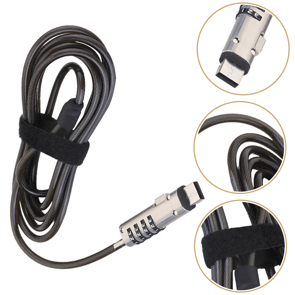 Laptop Numeric Password Alloy  - Cable Lock Flexible ulasan dan harga