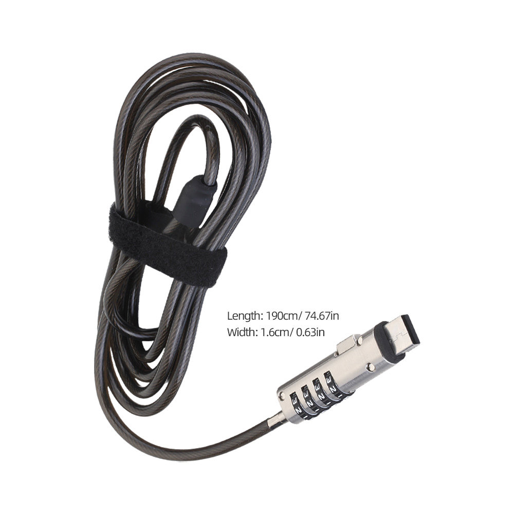 Laptop Numeric Password Alloy  - Cable Lock Flexible ulasan dan harga