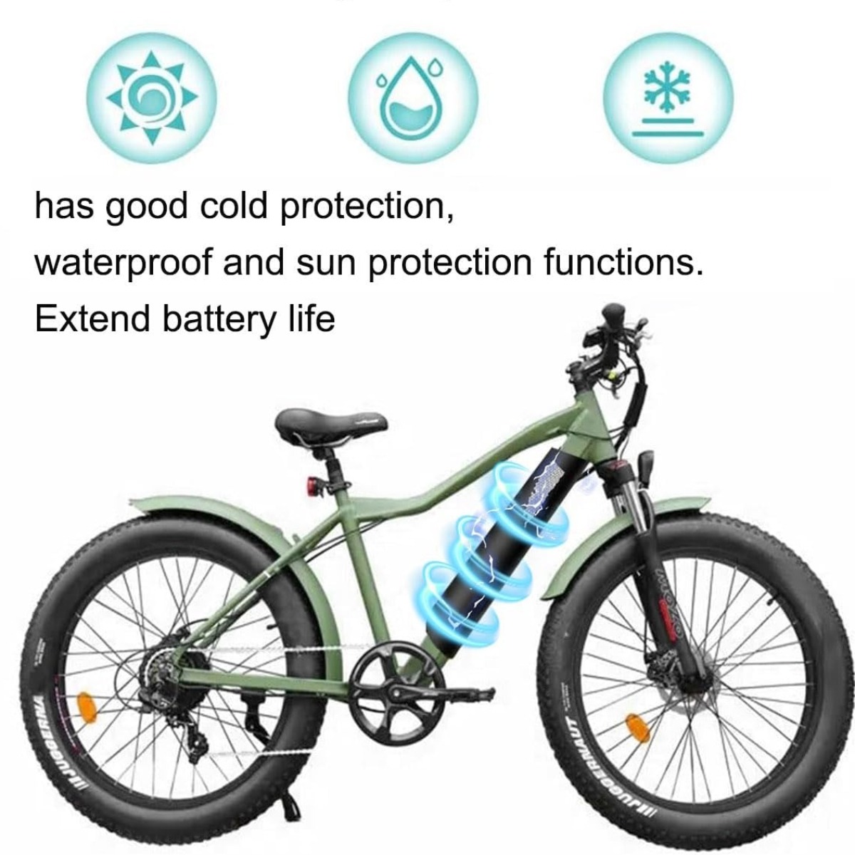 Electric Bicycle Battery Cover - Cycling Commuter Bag ulasan dan harga