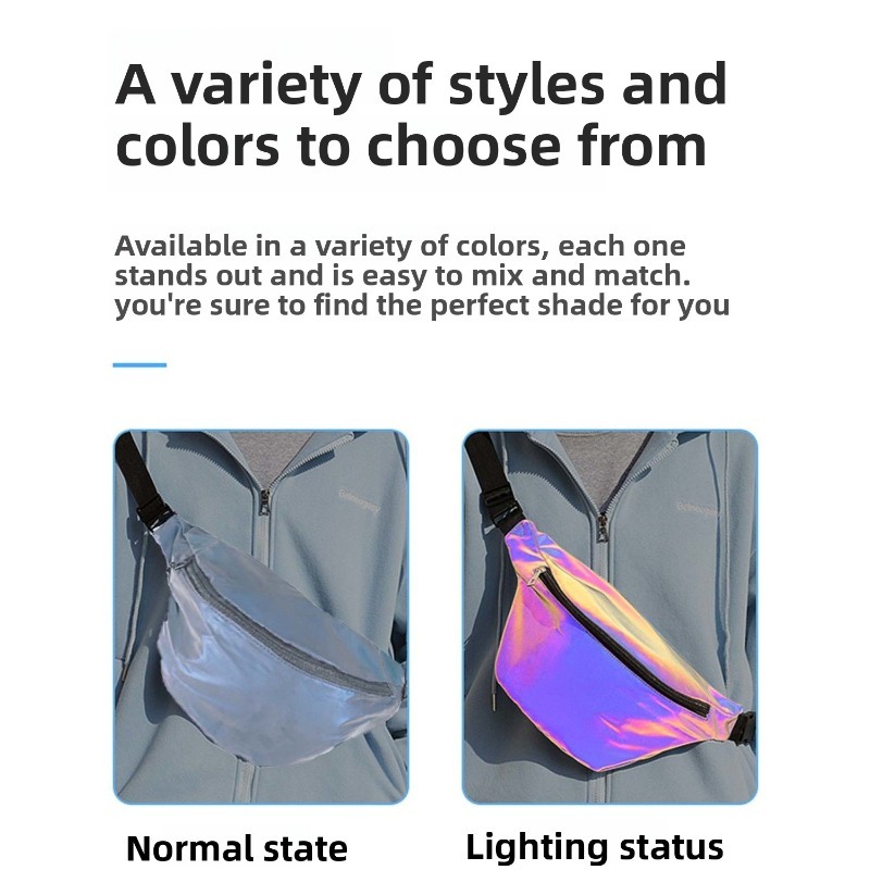Reflective Crossbody Bag Multi - Cycling Commuter Backpack ulasan dan harga