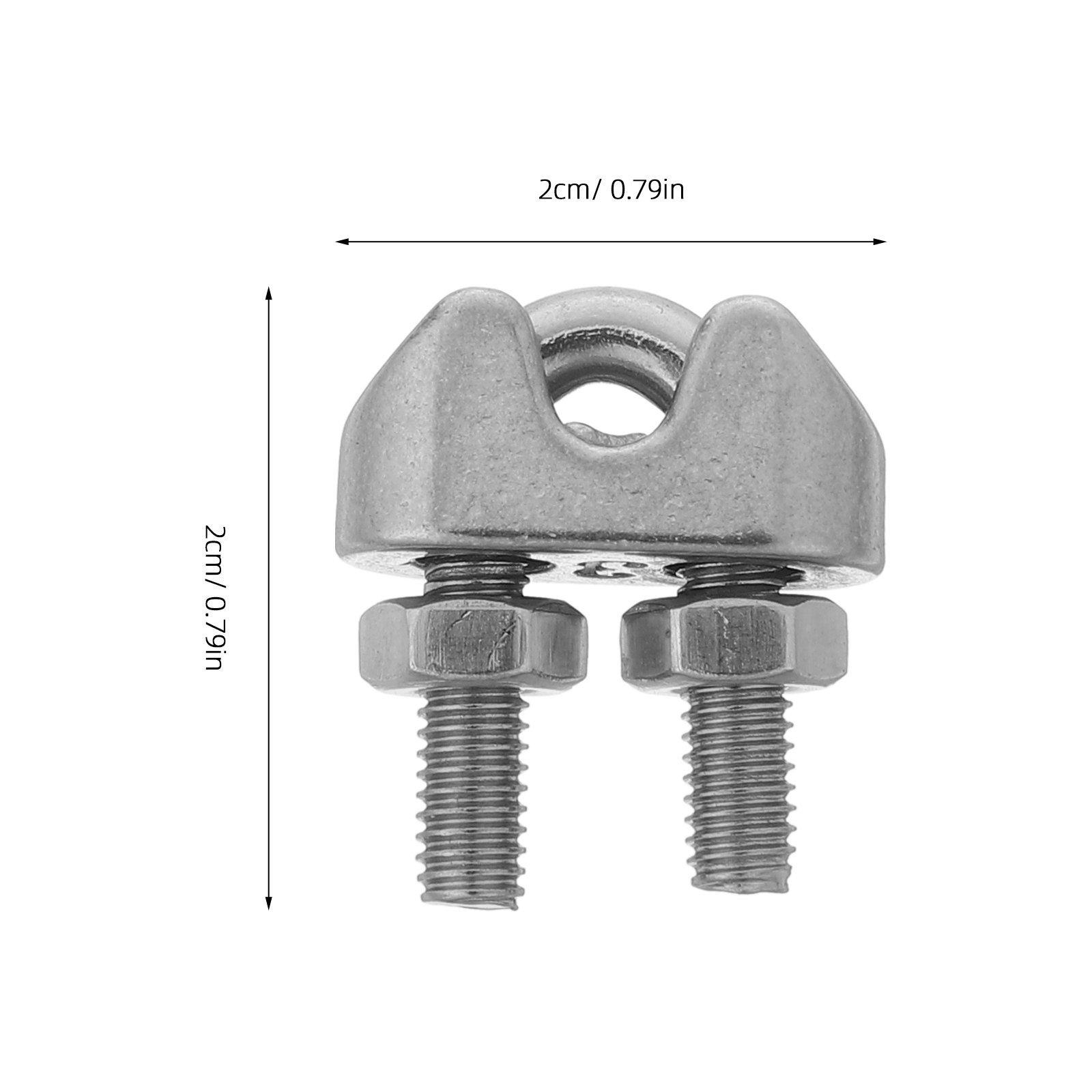 24Pcs Stainless Steel Wire Rop - U Lock Heavy Duty ulasan dan harga
