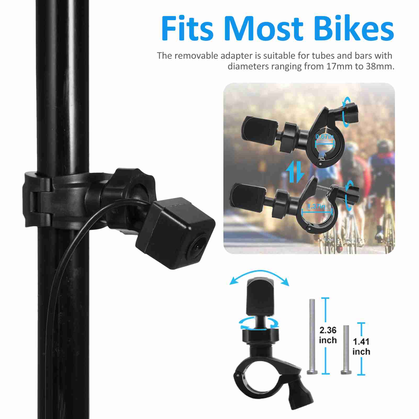 Bike Rear View Camera 1080P 4. - Cycling Zones ulasan dan harga