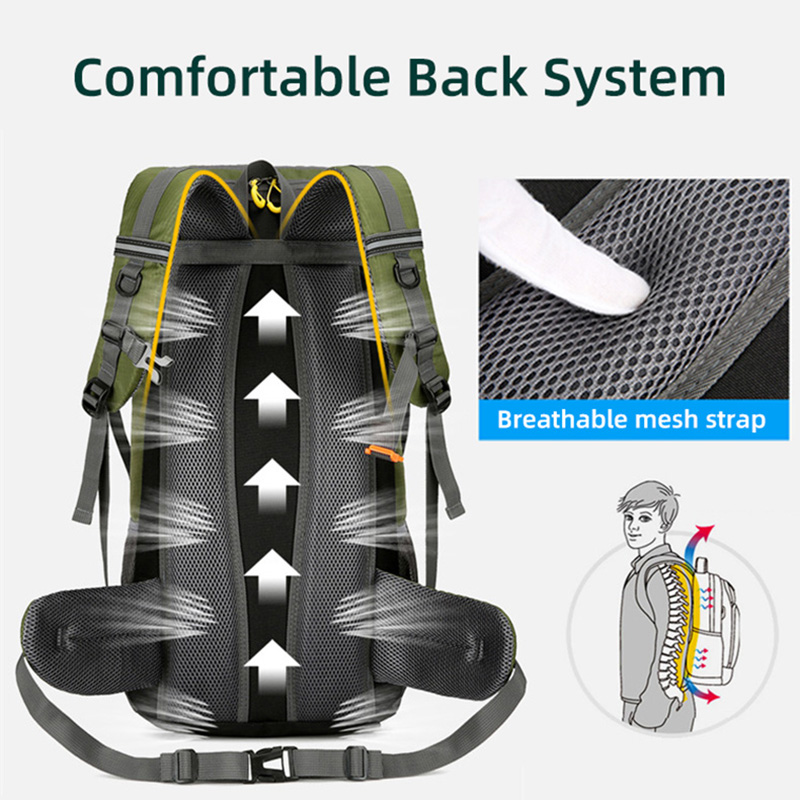 50L Travel Backpack Camping Me - Cycling Commuter Backpack ulasan dan harga