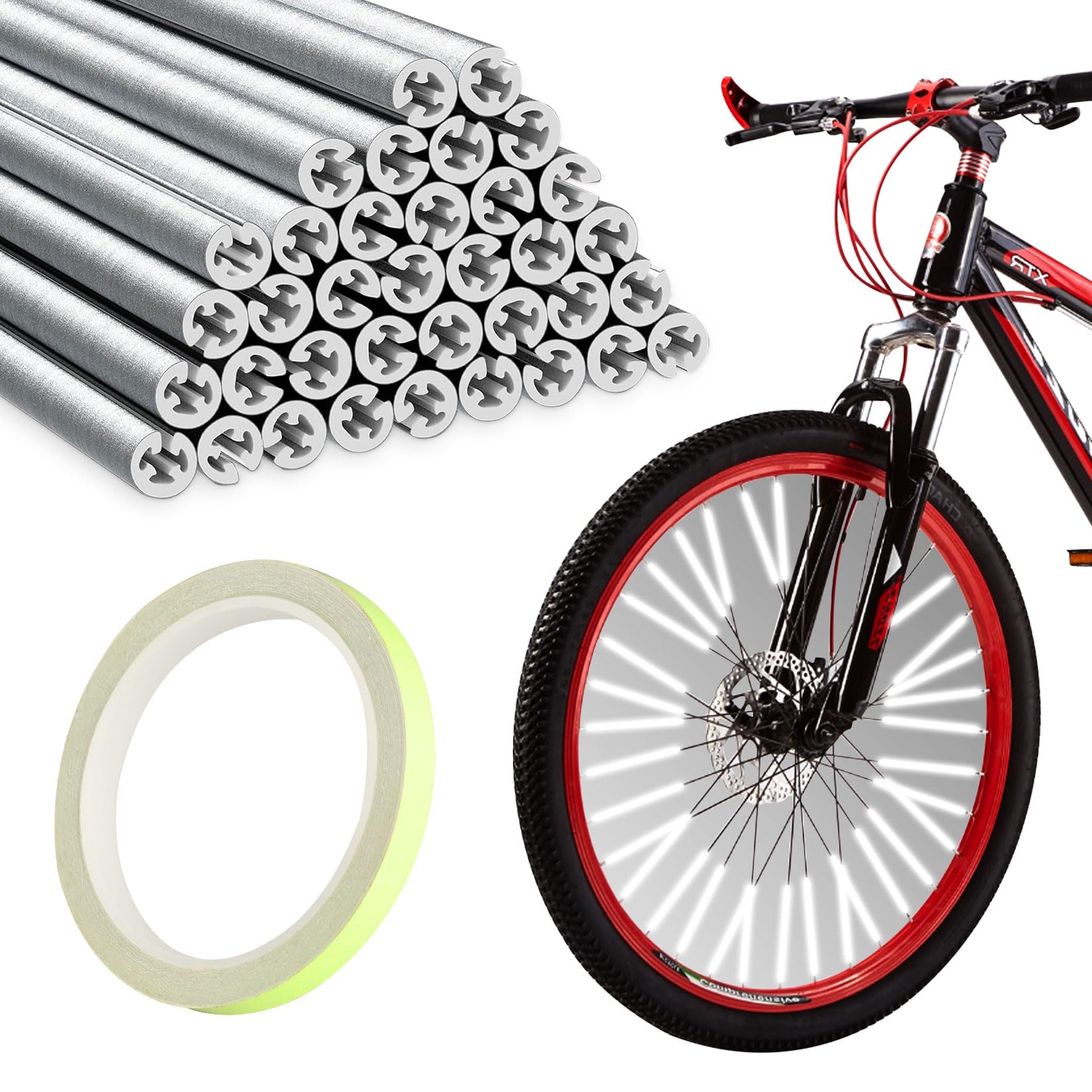 Bike Spoke Reflectors Set - 36 - Spoke Reflector Set ulasan dan harga