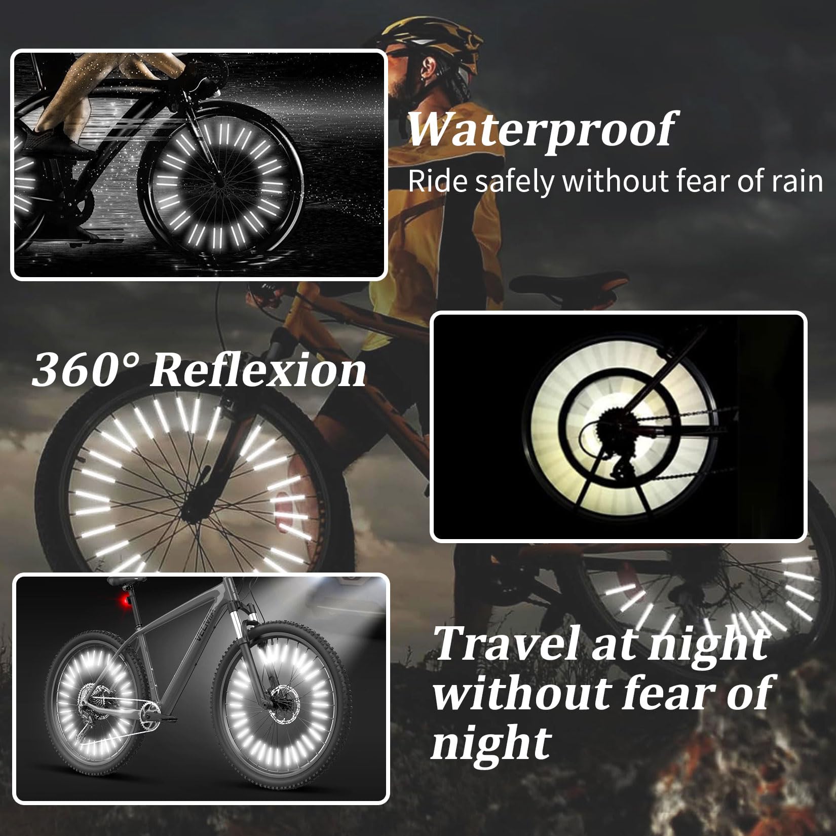 Bike Spoke Reflectors Set - 36 - Spoke Reflector Set ulasan dan harga