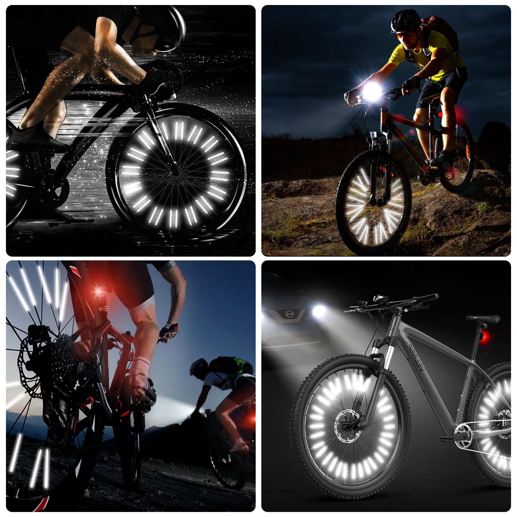 Bike Spoke Reflectors Set - 36 - Spoke Reflector Set ulasan dan harga