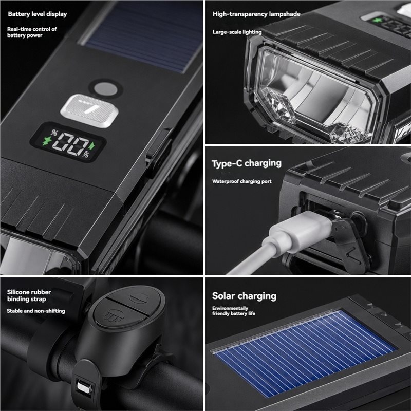 ABXI Bike Light With LCD Displ - Commuting With Road Bike ulasan dan harga