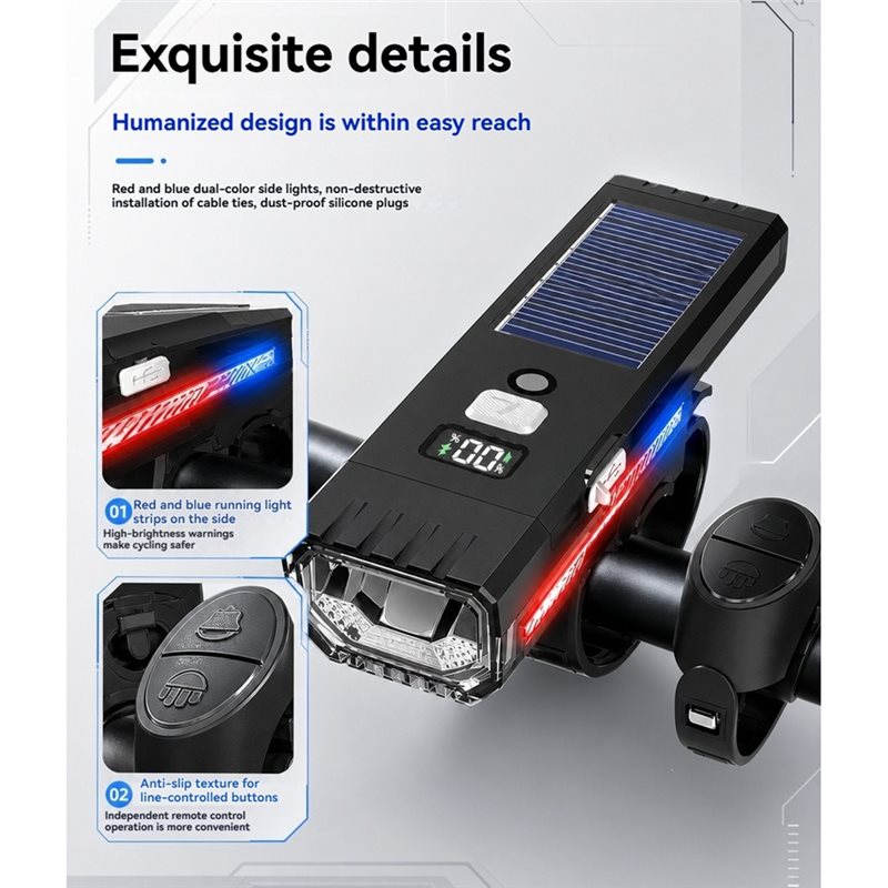ABXI Bike Light With LCD Displ - Commuting With Road Bike ulasan dan harga