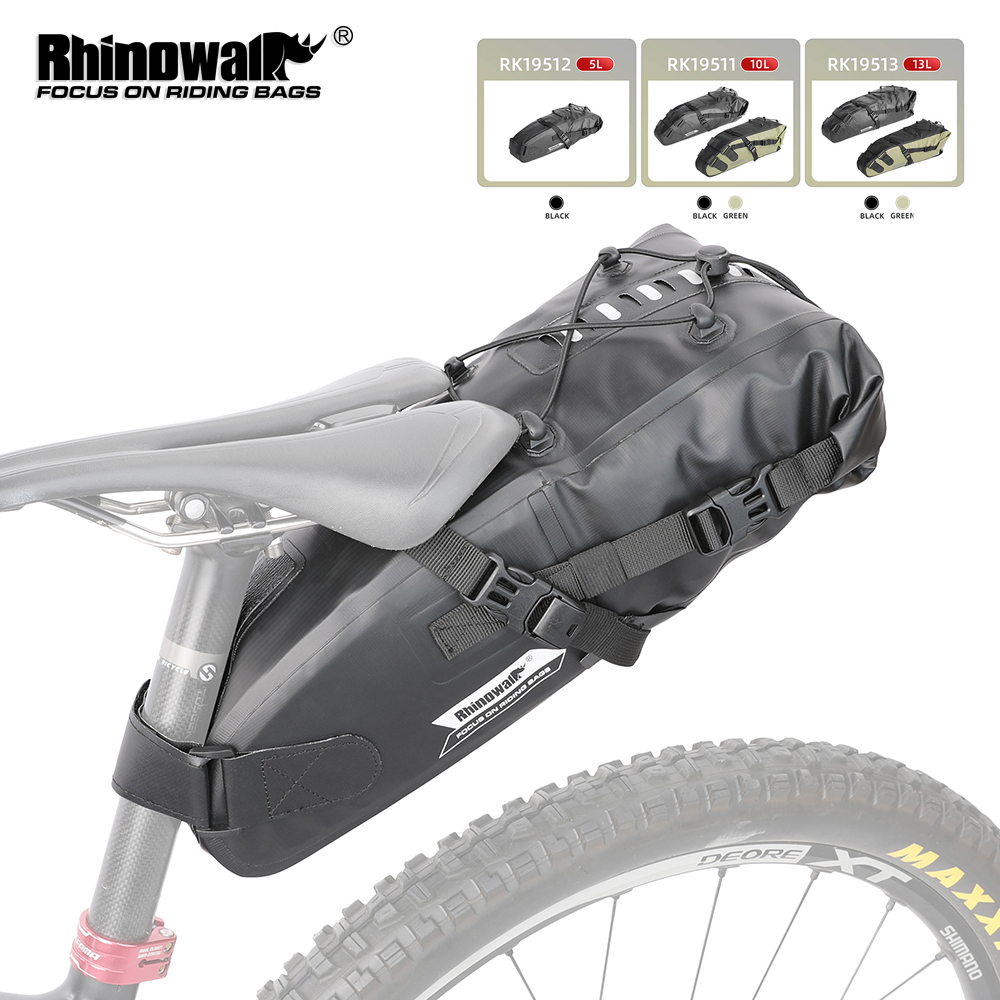 Rhinowalk Bicycle Saddle Bag 5 - Cycling Commuter Bag ulasan dan harga