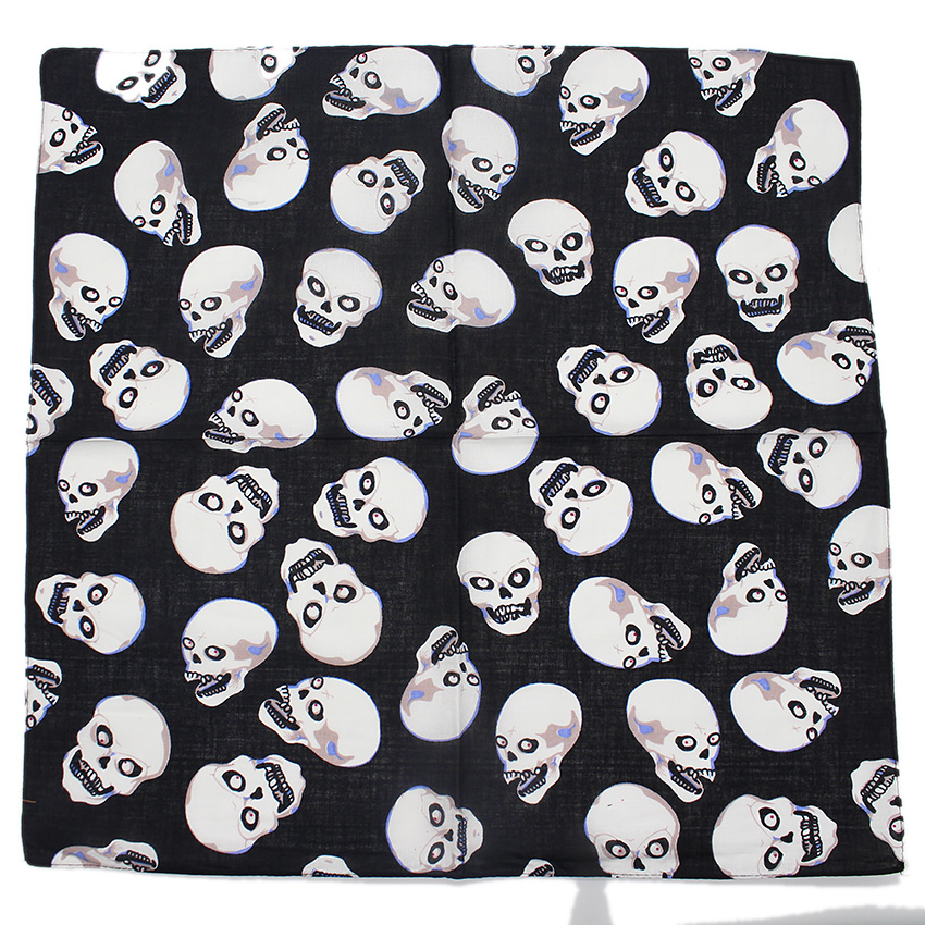 Skull Bandana Square Scarf 100 - Cycling Zones ulasan dan harga