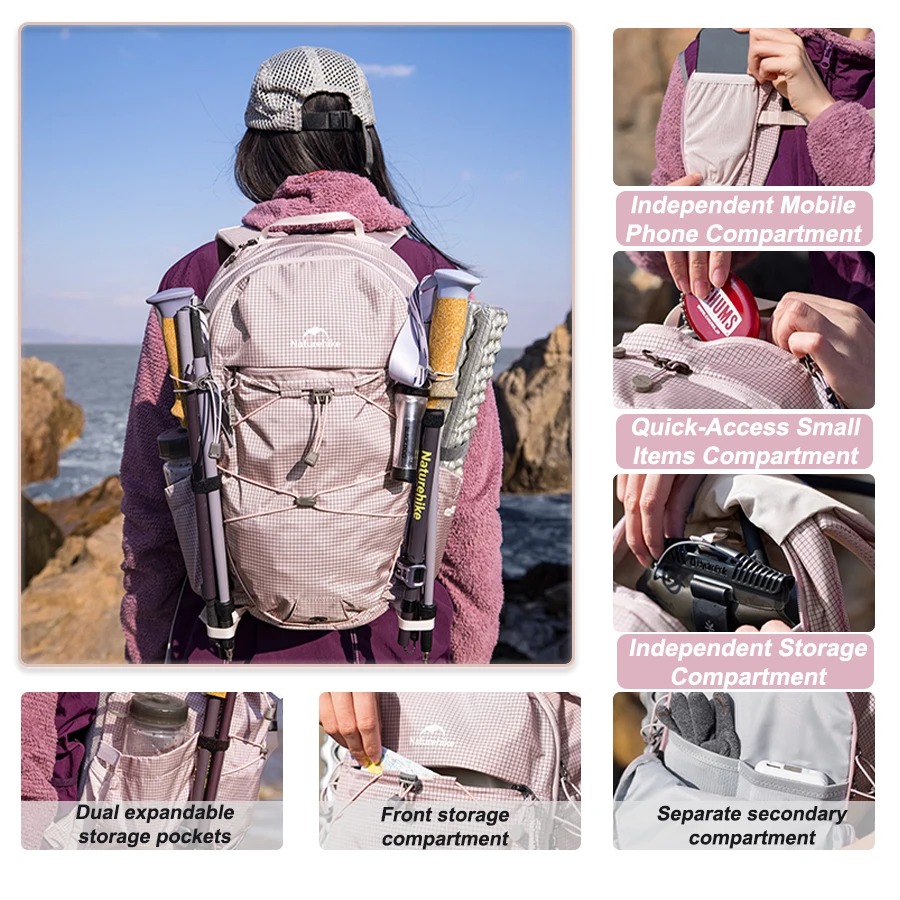Naturehike 20L Outdoor Lightwe - Cycling Commuter Backpack ulasan dan harga