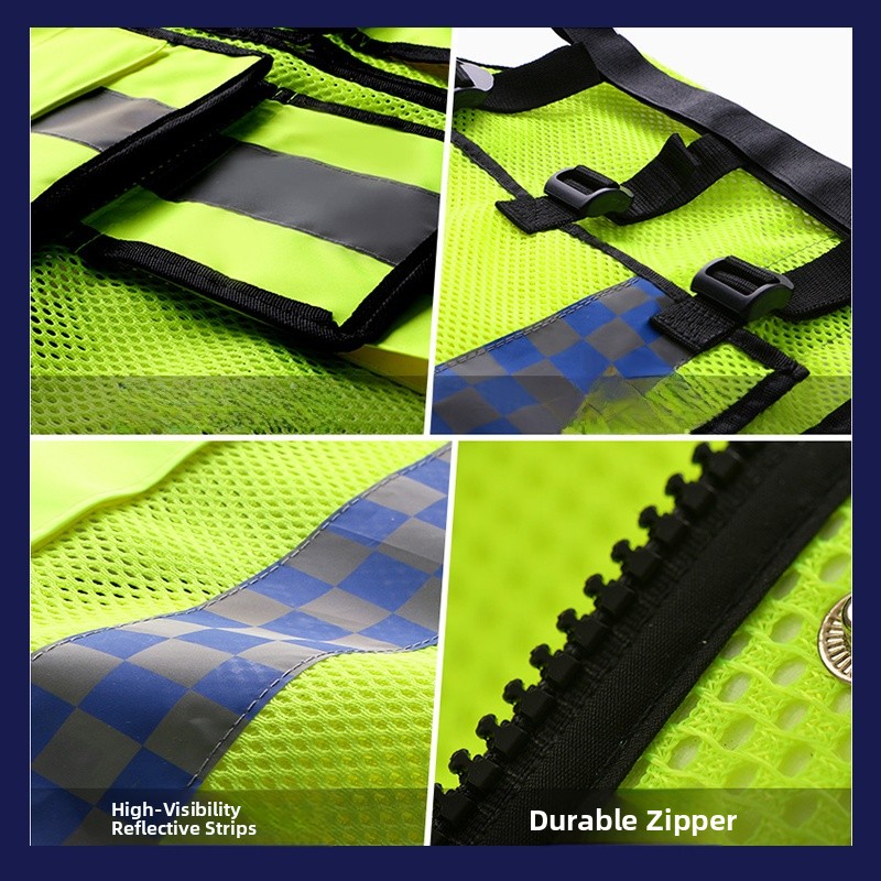 Reflective Safety Vest Multi-F - Reflective Vest Cycling ulasan dan harga