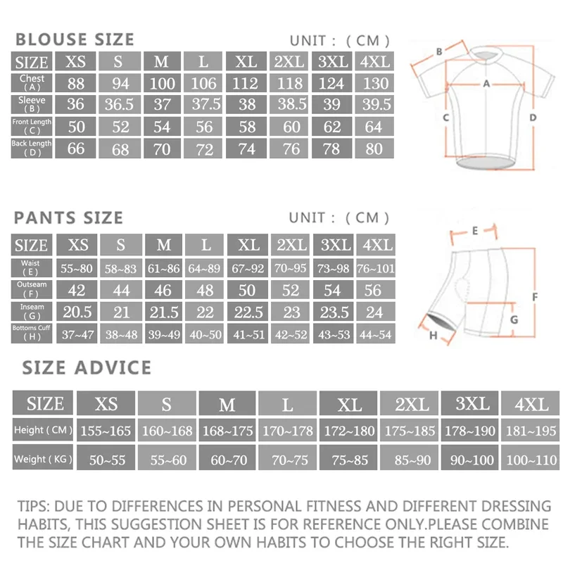 -Pro Cycling Jersey Set, Sport - Cycling Commuter Clothing ulasan dan harga