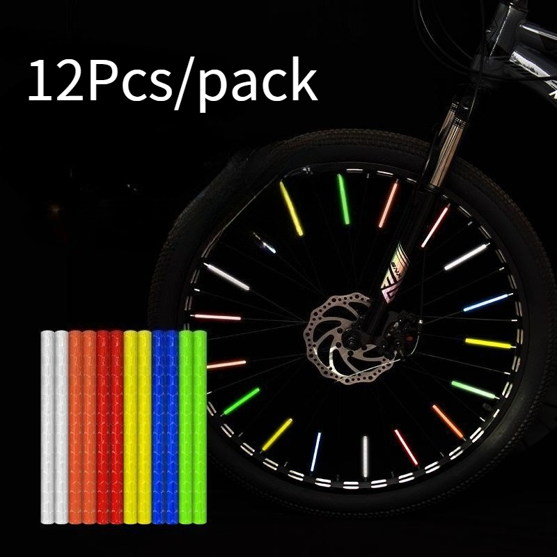 12Pcs/Set Bicycle Spoke Reflec - Spoke Reflector Set ulasan dan harga