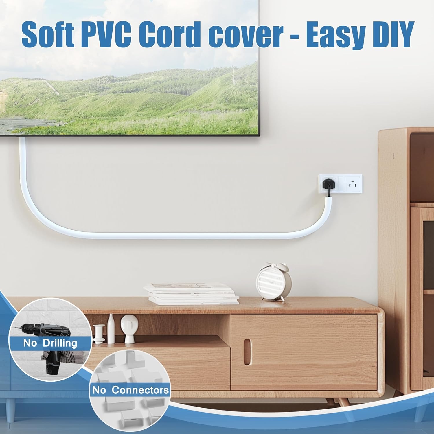 1PC 1/3/5m Flexible Floor Cabl - Cable Lock Flexible ulasan dan harga