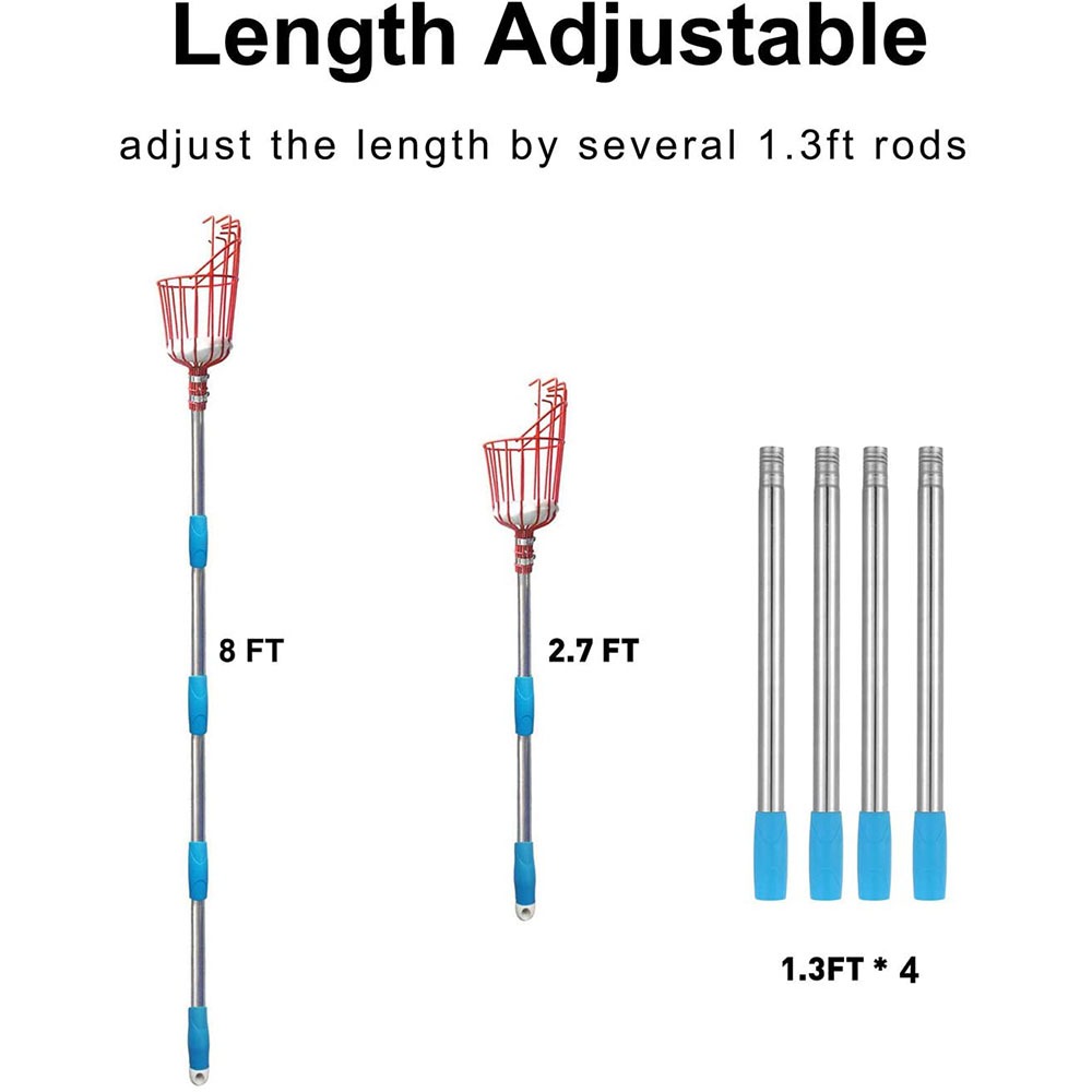 260cm Fruit Picker, Adjustable - Cycling Zones ulasan dan harga